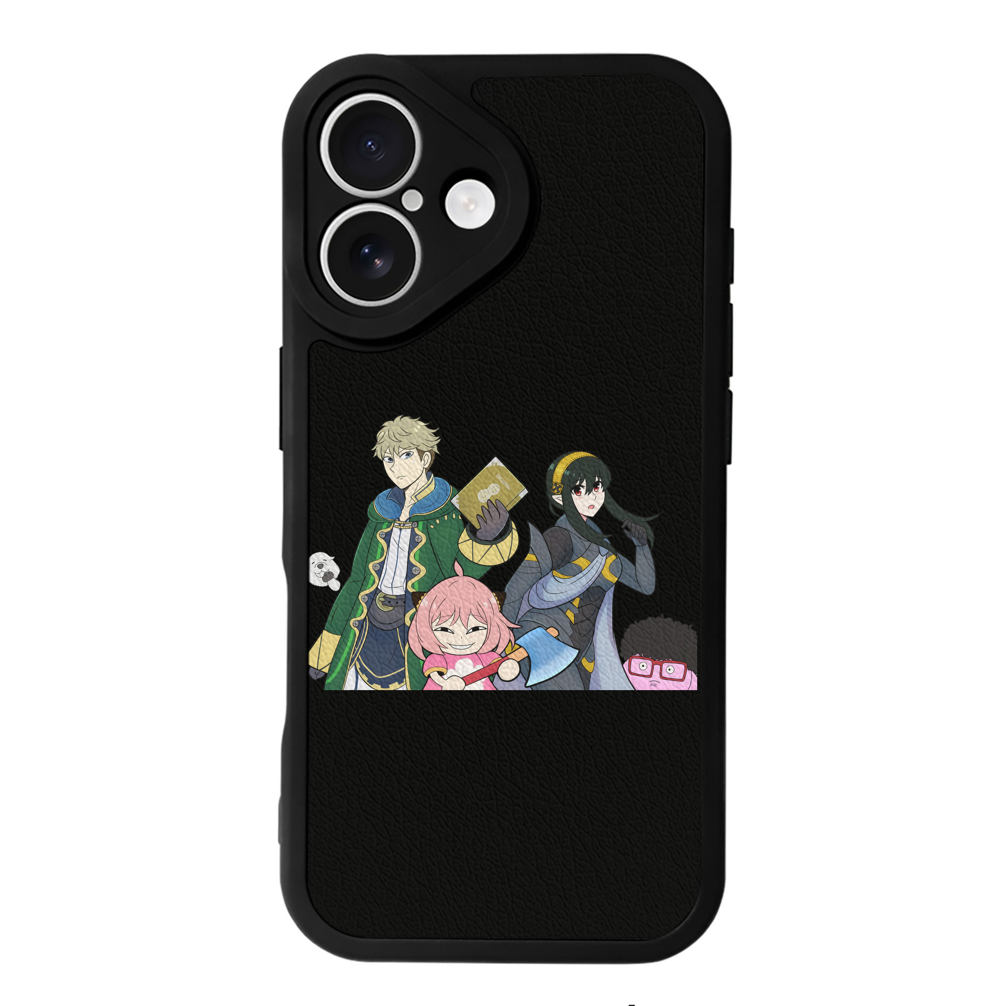 （画像用） SPY×FAMILY间谍家家酒 【iPhone 16シリーズ対応】シリコンスマホケース（レザー調） 材質：シリコン